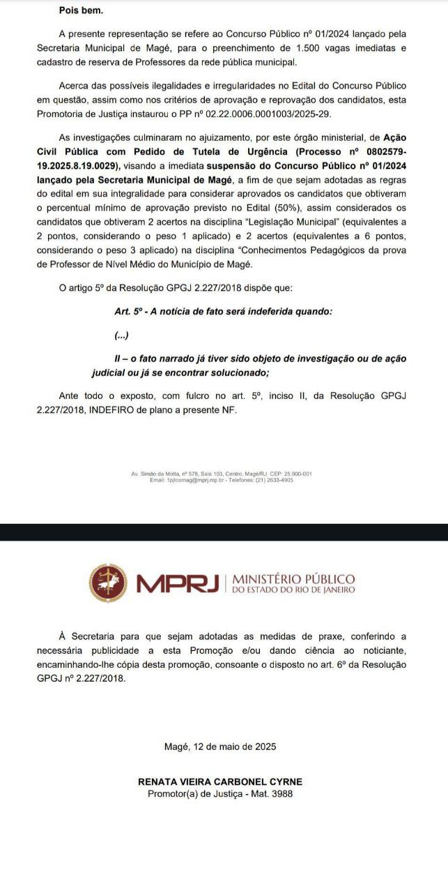 MP processa IAN por fraudes em concurso