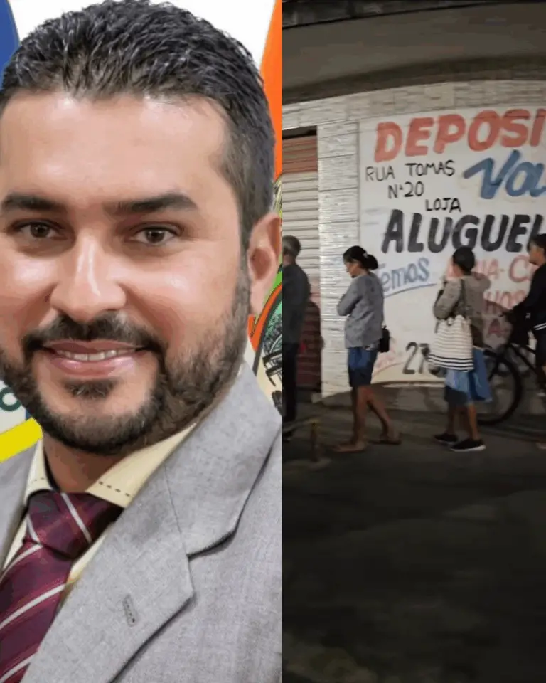 Vereador comemora fila na saúde pública