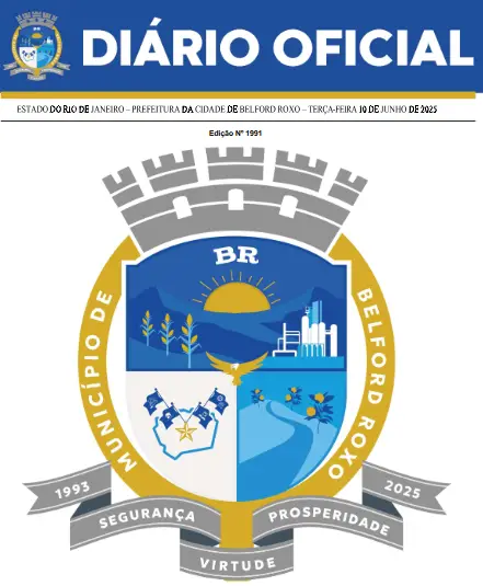 Resumão do Diário Oficial de Belford Roxo – Edição nº 1991 (10 de junho de 2025)