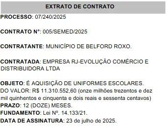 Prefeitura fecha R$ 18 milhões em contratos em um dia